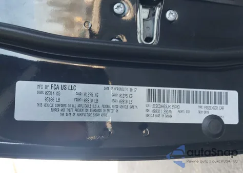 2018 Dodge Charger Sxt Plus Rwd из США, поврежденный, VIN 2C3CDXHG3JH125703